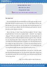 Đề số 15 - Đề kiểm tra 15 phút - Học kì 2 - Ngữ văn 12